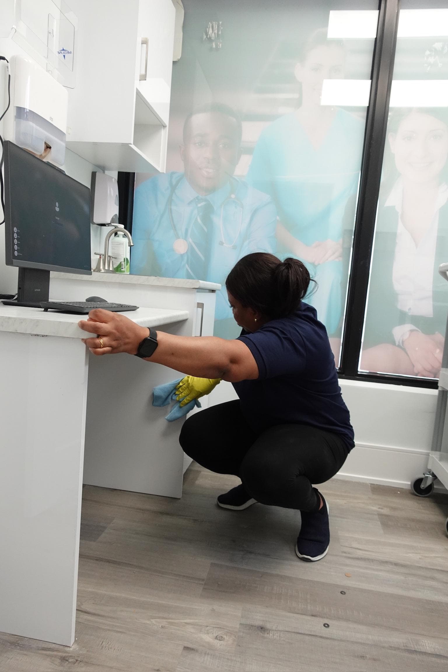 Cleaner at Work — Medical Office